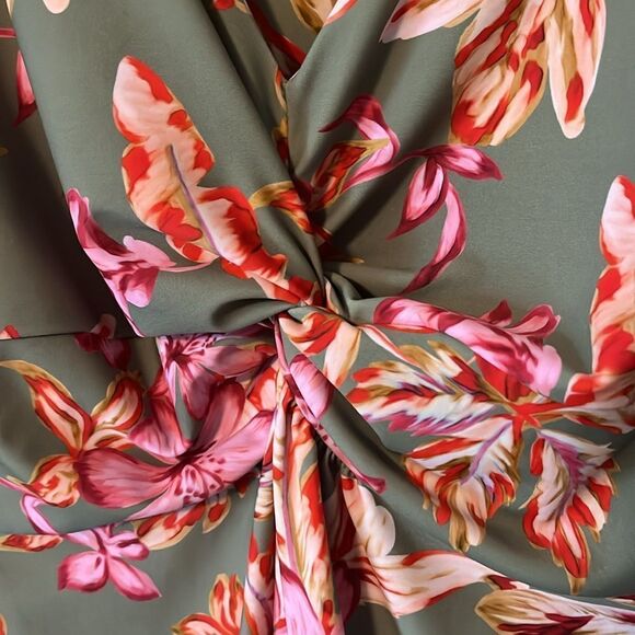 Soft Surroundings Floral Swim Dress Coverup Tropical Size Medium - Picture 4 of 13